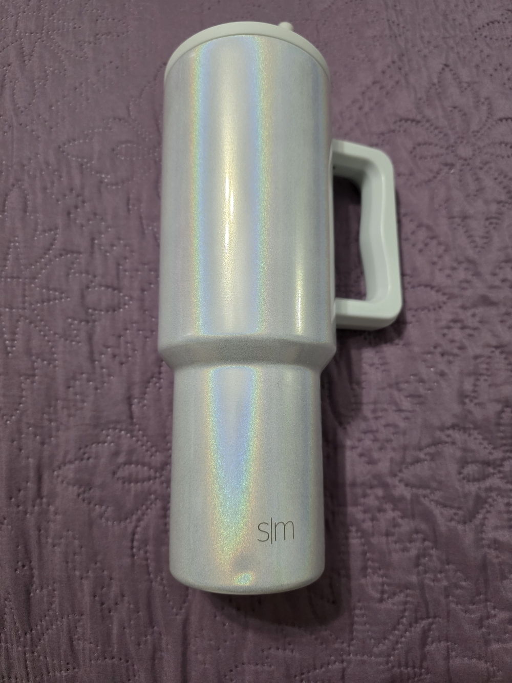 SM Simply Modern Iridescent Tumbler with Handle -